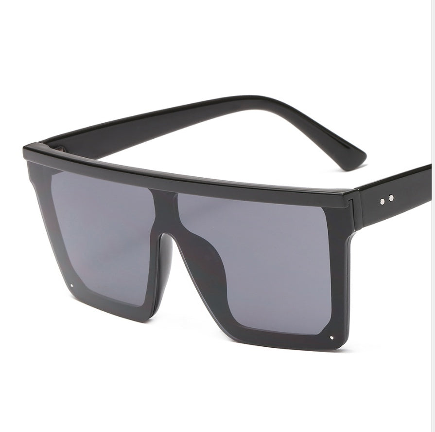 Unisex One Piece Square Sunglasses