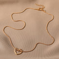 Niche Hollow Heart Necklace For Women
