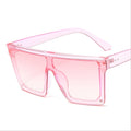 Unisex One Piece Square Sunglasses
