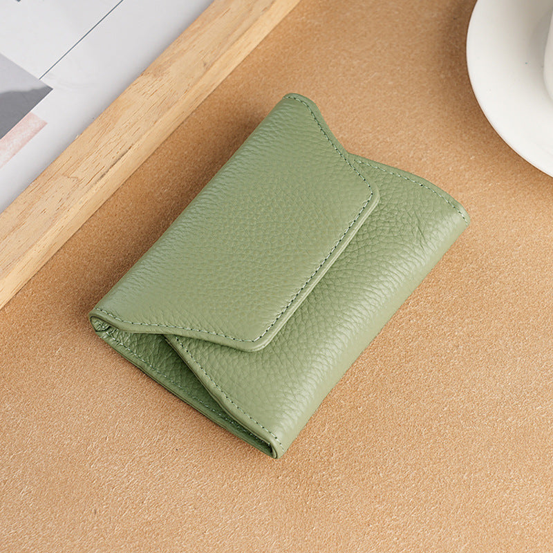 functional Small Leather Card Holder