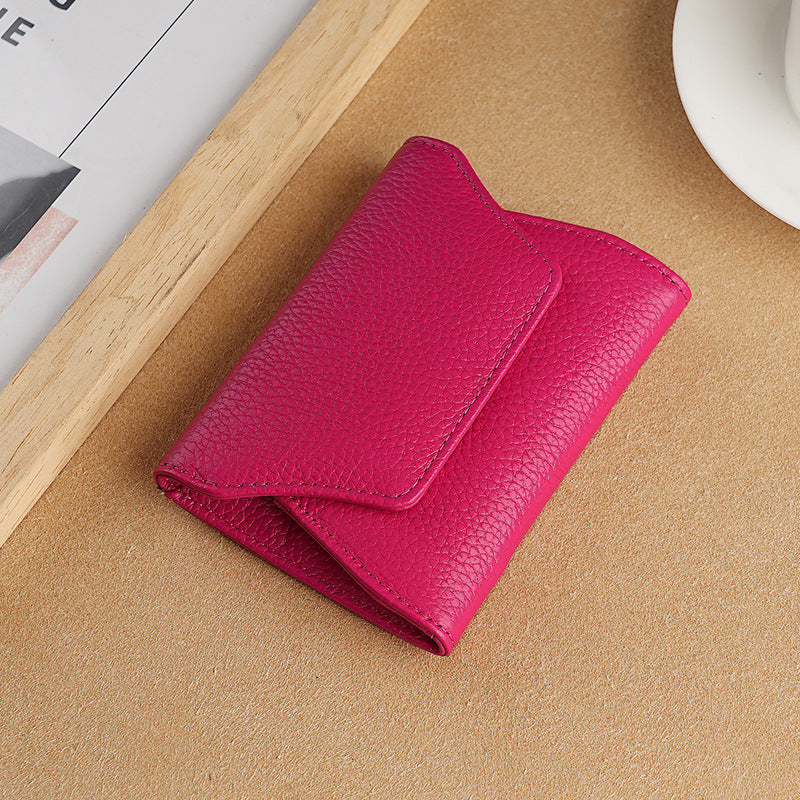 functional Small Leather Card Holder