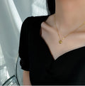 Fashion Jewelry Necklace For Women New Trend Vintage Simple Love Heart Pendant Elegant Party Jewelry Birthday Gifts
