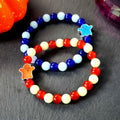 Day Of The Dead Luminous Bracelet Glass Beaded Halloween Luminous Bracelet
