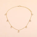 Simple Little Diamond Necklace For Women