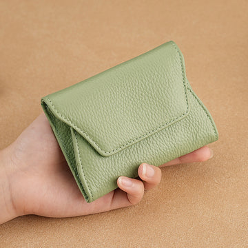 functional Small Leather Card Holder